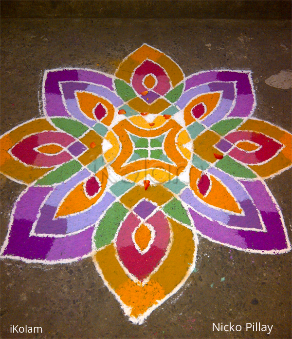 Rangoli: Thamarai Kolam Rangoli: Thamarai Kolam