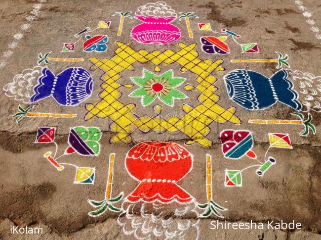 Rangoli: Pongal 2014 rangoli Rangoli: Pongal 2014 rangoli