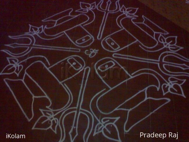 Rangoli: shiva Rangoli: shiva