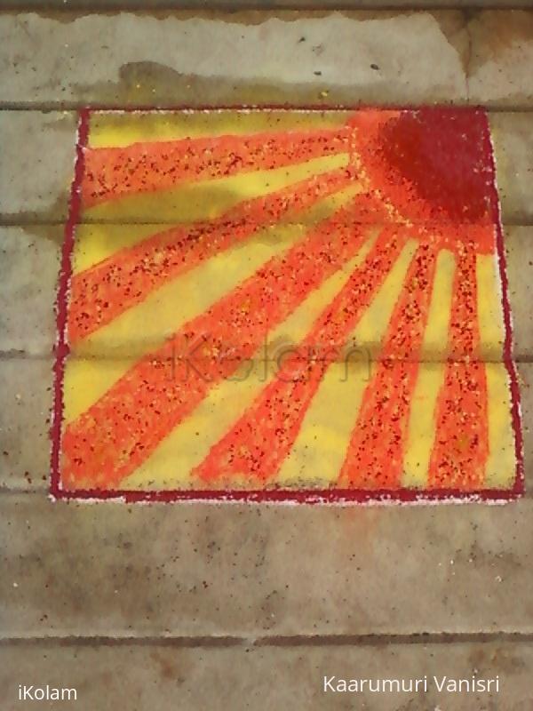 Rangoli: Ratha sapthami Rangoli: Ratha sapthami