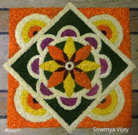 Rangoli: Onaashamshakal-Onam wishes Rangoli: Onaashamshakal-Onam wishes