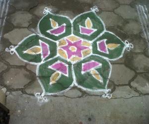 Margazhi simple Kolams