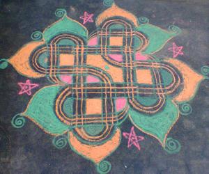 Rangoli: happy diwali