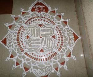 free hand kolam