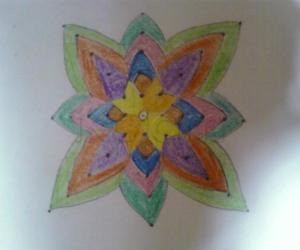 Rangoli: Flowers