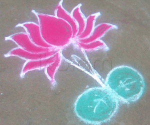 Rangoli: Lotus (for borders)