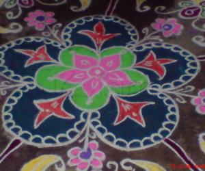 Rangoli: Color rangoli