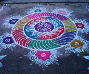 Rangoli: Margazhi rangoli