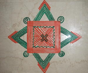 Rangoli: Padi kolam