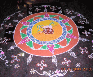 Rangoli: Pongal