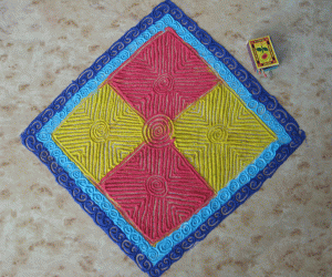 Rangoli: Placemat Rangoli