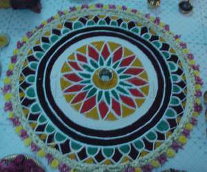 Rangoli - Durga