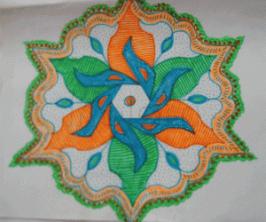 Rangoli kolam