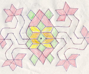 Rangoli: Star kolam