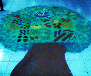 Rangoli:  Save trees to save yourself 