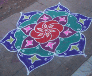 Margazhi dew drops Kolam contest - 2008-2009