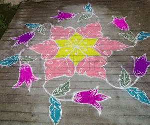 New year Rangoli