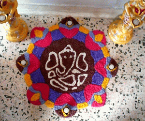 Ganesh - Rangoli (contest entry_110)