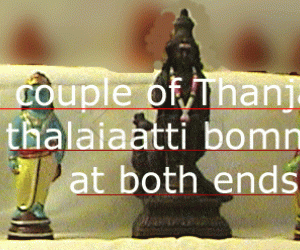 Golu - Thanjavur thalaiaatti-bommai