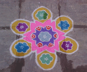 Rangoli: Holi