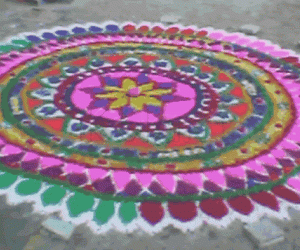 Rangoli: Pongal rangoli