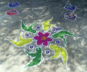 Margazhi dew drops Kolam contest - 2008-2009