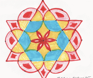 Rangoli: kolam 1