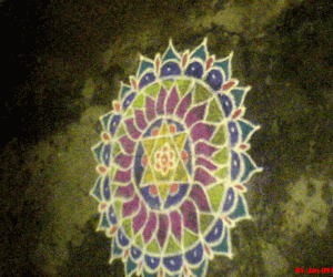 Rangoli for new year