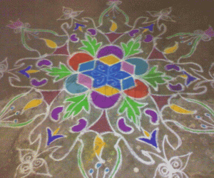 Rangoli for Margazhi