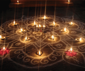 Karthigai kolam