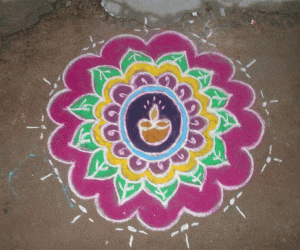 Diwali kolam