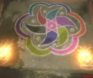 Rangoli: Pongal rangoli