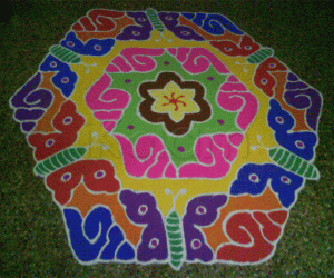 Rangoli: Margazhi dew drops Kolam contest - 2008-2009