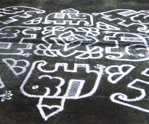 Elephants Kolam