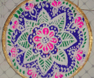 Water rangoli