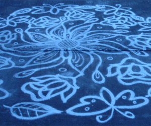 Free hand Rangoli