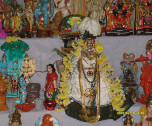 GODDESS IN KALASA AT GOLU