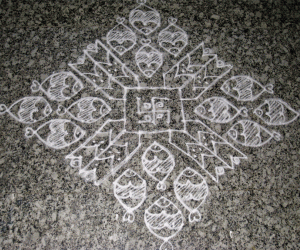 Fish kolam