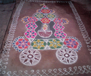 Rangoli: Margazhi dew drops Kolam contest - 2008-2009