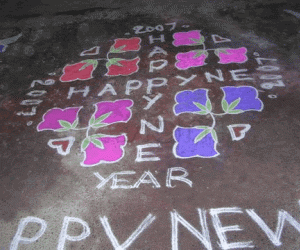 Rangoli: New years'