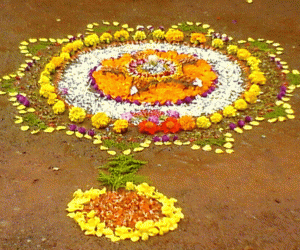 Rangoli: Onam rangoli