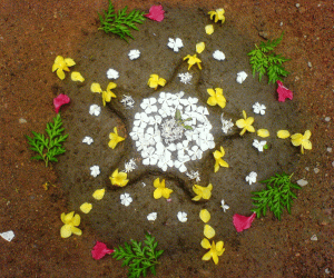 Rangoli: Onam rangoli