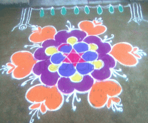 Rangoli: Orangehearts