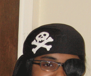 Pirate - eye patch and hat