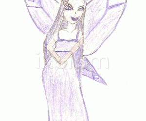 Purple fairy