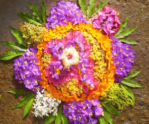 Onam rangoli