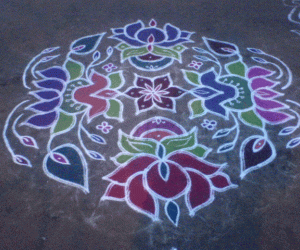 Margazhi dew drops Kolam contest - 2008-2009