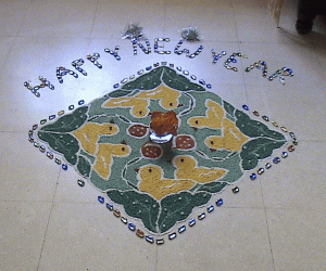 Margazhi dew drops Kolam contest - 2008-2009