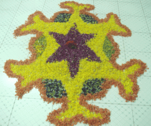 Rangoli-flowers