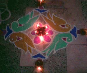 Karthigai kolam